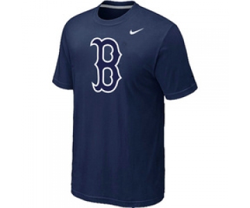 MLB Boston Red Sox Heathered Nike D.Blue Blended T-Shirt