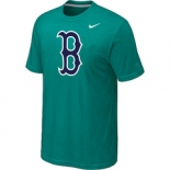 MLB Boston Red Sox Heathered Nike Green Blended T-Shirt