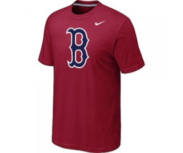 MLB Boston Red Sox Heathered Nike Red Blended T-Shirt