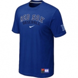 MLB Boston Red Sox Nike Blue Short Sleeve Practice T-Shirt