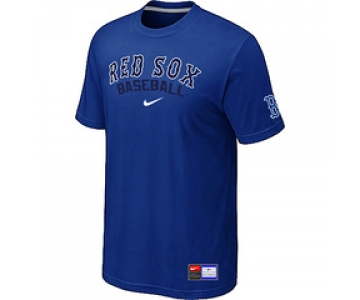 MLB Boston Red Sox Nike Blue Short Sleeve Practice T-Shirt