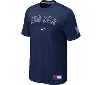 MLB Boston Red Sox Nike D.Blue Short Sleeve Practice T-Shirt