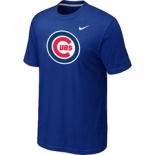 MLB Chicago Cubs Nike Blue Club Logo T-Shirt