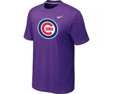 MLB Chicago Cubs Nike Purple Club Logo T-Shirt