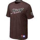 MLB Chicago White Sox Nike Away Practice T-Shirt Brown