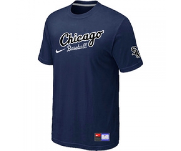 MLB Chicago White Sox Nike Away Practice T-Shirt D.Blue