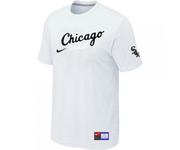 MLB Chicago White Sox Nike Away Practice T-Shirt White