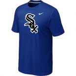 MLB Chicago White Sox Nike Heathered Blue Club Logo T-Shirt