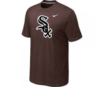 MLB Chicago White Sox Nike Heathered Brown Club Logo T-Shirt