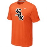 MLB Chicago White Sox Nike Heathered Orange Club Logo T-Shirt