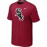 MLB Chicago White Sox Nike Heathered Red Club Logo T-Shirt