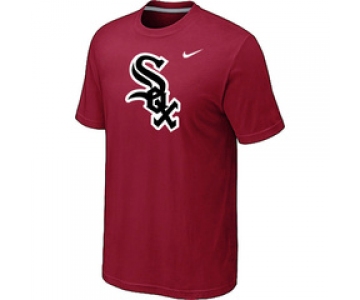 MLB Chicago White Sox Nike Heathered Red Club Logo T-Shirt