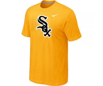 MLB Chicago White Sox Nike Heathered Yellow Club Logo T-Shirt