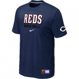 MLB Cincinnati Reds Nike D.Blue Short Sleeve Practice T-Shirt