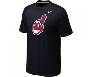 MLB Cleveland Indians Heathered Nike Black Blended T-Shirt