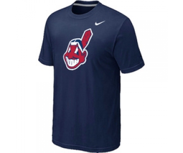 MLB Cleveland Indians Heathered Nike D.Blue Blended T-Shirt