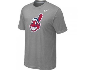 MLB Cleveland Indians Heathered Nike L.Grey Blended T-Shirt