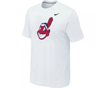 MLB Cleveland Indians Heathered Nike White Blended T-Shirt