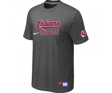 MLB Cleveland Indians Nike D.Grey Short Sleeve Practice T-Shirt