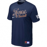 MLB Detroit Tigers D.Blue Nike Short Sleeve Practice T-Shirt