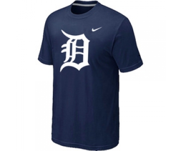 MLB Detroit Tigers Heathered D.Blue Nike Blended T-Shirt