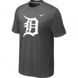 MLB Detroit Tigers Heathered D.Grey Nike Blended T-Shirt