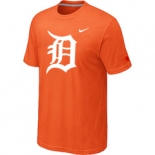 MLB Detroit Tigers Heathered Orange Nike Blended T-Shirt