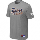 MLB Detroit Tigers L.Grey Nike Short Sleeve Practice T-Shirt