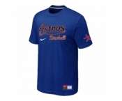 MLB Houston Astros Blue Nike Short Sleeve Practice T-Shirt