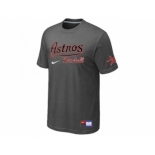 MLB Houston Astros D.Grey Nike Short Sleeve Practice T-Shirt