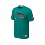 MLB Houston Astros Green Nike Short Sleeve Practice T-Shirt