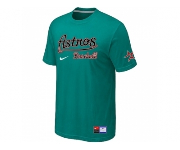 MLB Houston Astros Green Nike Short Sleeve Practice T-Shirt