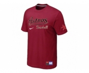 MLB Houston Astros Red Nike Short Sleeve Practice T-Shirt