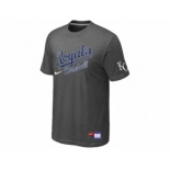 MLB Kansas City Royals D.Grey Nike Short Sleeve Practice T-Shirt