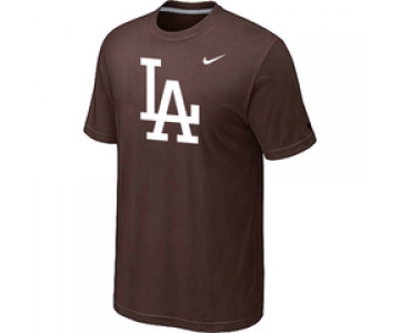 MLB Los Angeles Dodgers Nike Logo Legend Brown T-Shirt