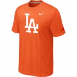 MLB Los Angeles Dodgers Nike Logo Legend Orange T-Shirt