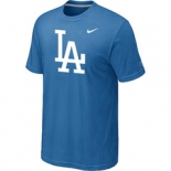 MLB Los Angeles Dodgers Nike Logo Legend light Blue T-Shirt