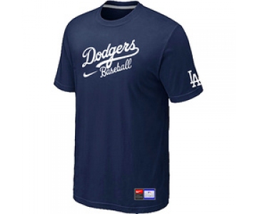 MLB Los Angeles Dodgers Nike Short Sleeve Practice T-Shirt light D.Blue