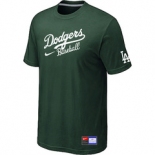 MLB Los Angeles Dodgers Nike Short Sleeve Practice T-Shirt light D.Green