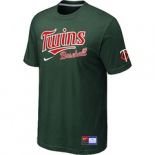 MLB Minnesota Twins D.Green Nike Short Sleeve Practice T-Shirt