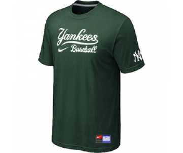 MLB New York Yankees D.Green Nike Short Sleeve Practice T-Shirt