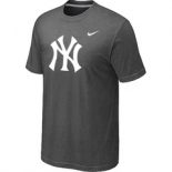 MLB New York Yankees Heathered D.Grey Nike Blended T-Shirt