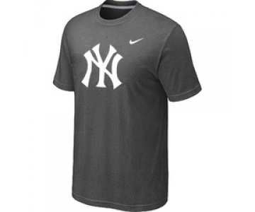 MLB New York Yankees Heathered D.Grey Nike Blended T-Shirt