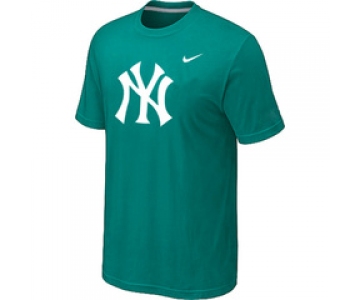 MLB New York Yankees Heathered Green Nike Blended T-Shirt