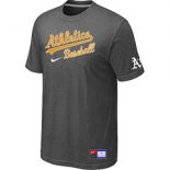 MLB Oakland Athletics D.Grey Nike Short Sleeve Practice T-Shirt