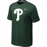 MLB Philadelphia Phillies Heathered D.Green Nike Blended T-Shirt