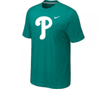 MLB Philadelphia Phillies Heathered Green Nike Blended T-Shirt