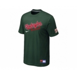 MLB Washington Nationals D.Green Nike Short Sleeve Practice T-Shirt