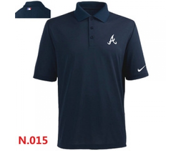 Nike Atlanta Braves 2014 Players Performance Polo -Dark blue 2