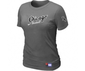 Women MLB Chicago White Sox Nike D.Grey Away Practice T-Shirt